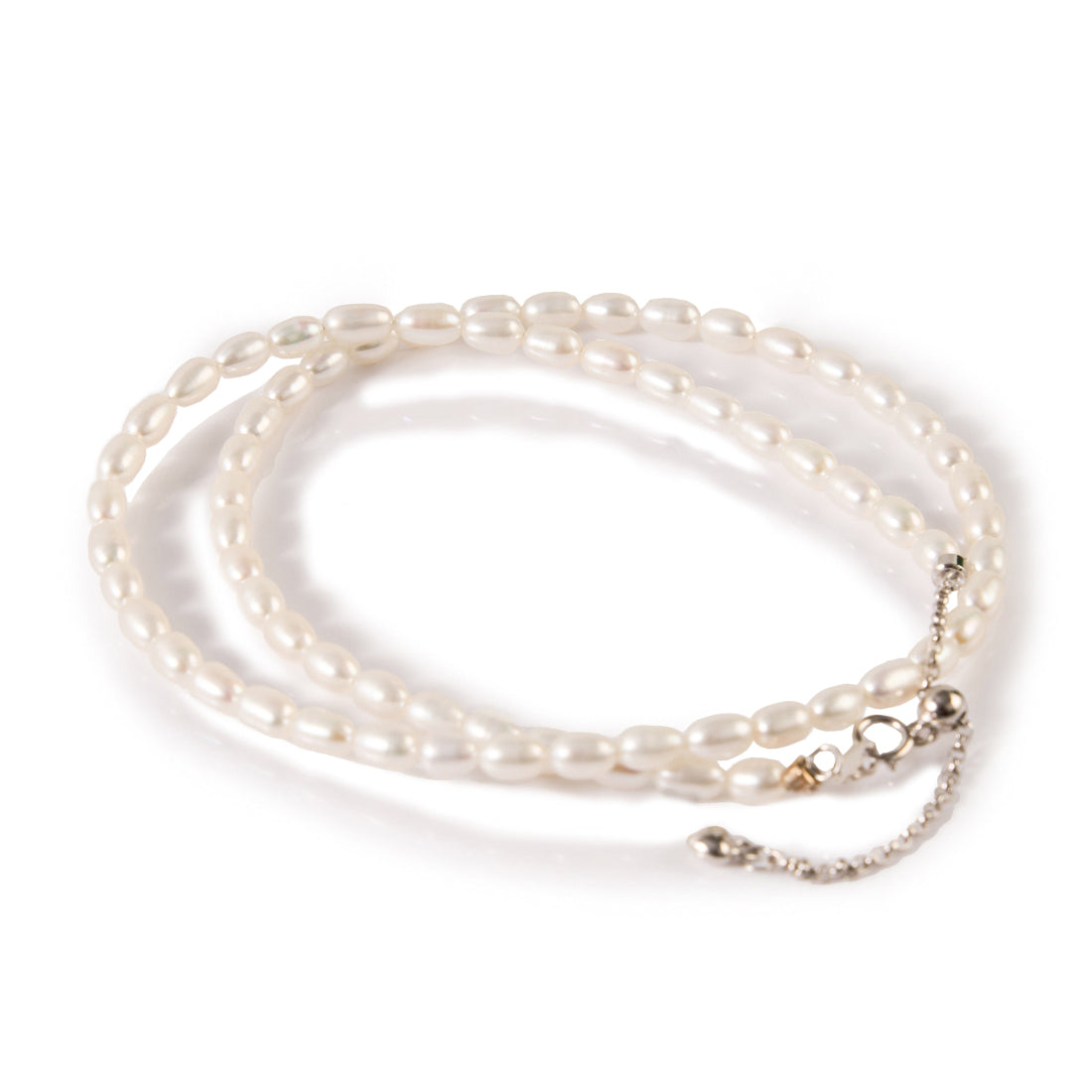 3-3.5mm-grain Freshwater pearl necklace-AAA Quality