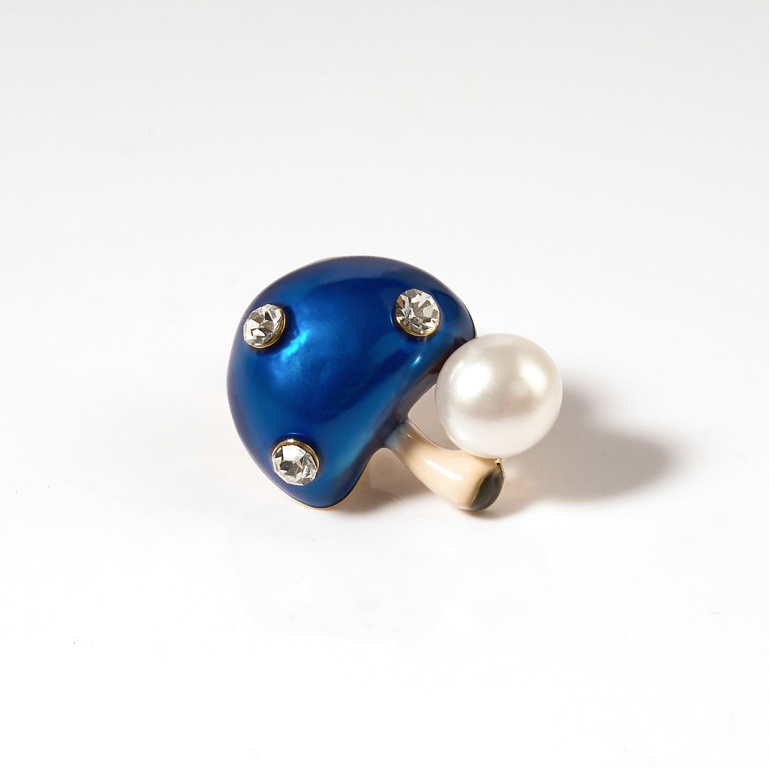 7.5-8mm Mushroom-Shaped Freshwater Pearl Brooch-AAA Quality